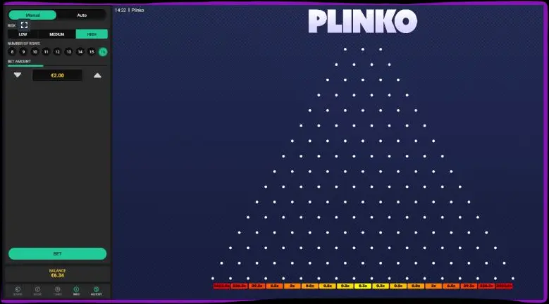 Variazioni dei giochi Plinko. Variazioni dei giochi Plinko.